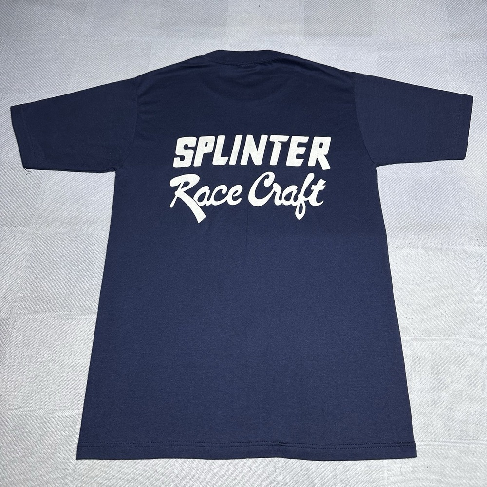 Vintage 1980s Splinter Race Craft T-Shirt Size Small Mechanic Performance Shop